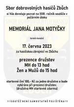 pozvánka Memoriál 2023